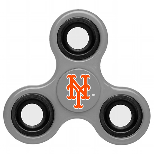 MLB New York Mets 3 Way Fidget Spinner G34 - Gray - Click Image to Close